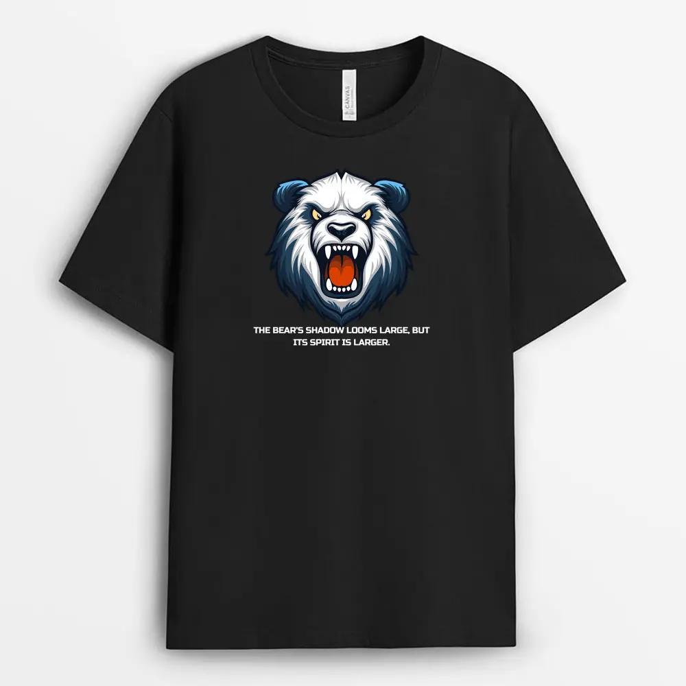 The Bears Shadow Looms Large But Its Spirit Is Larger Hyeinxtee T-Shirt - Black