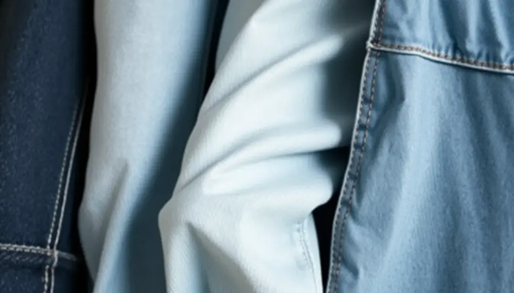 A new mom showcasing the perfect blend of comfort and style in quality denim.